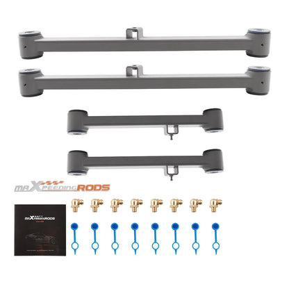 4 Piece Set of Rear Upper & Lower Control Arms for Ram 1500 2013-2023