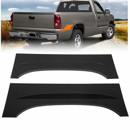 Set of 2 Rear Bed Quarter Panels for GMC Sierra Chevy Silverado 1999-2007