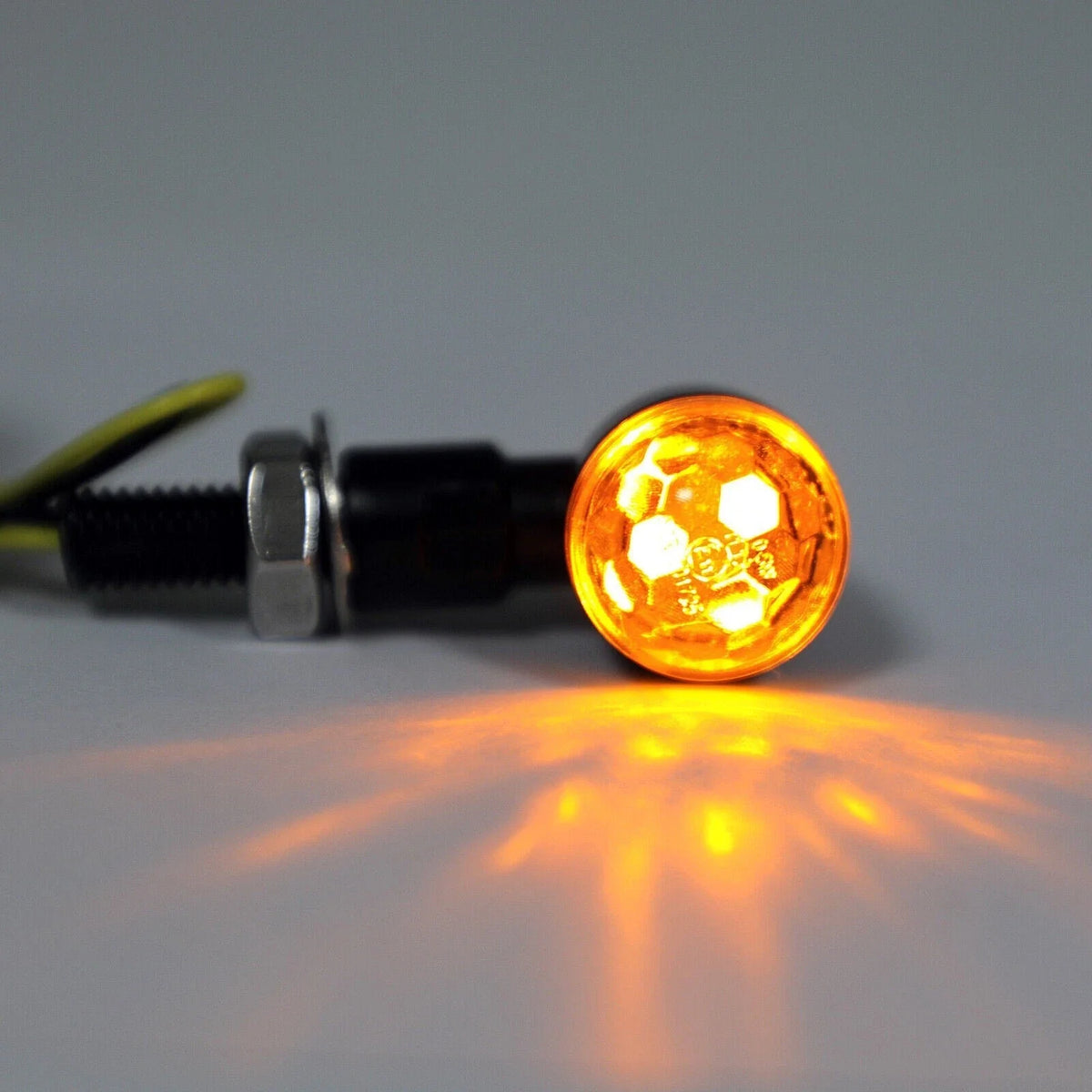 LED Mini Bullet Turn Signal Indicators - Universal Metal Design