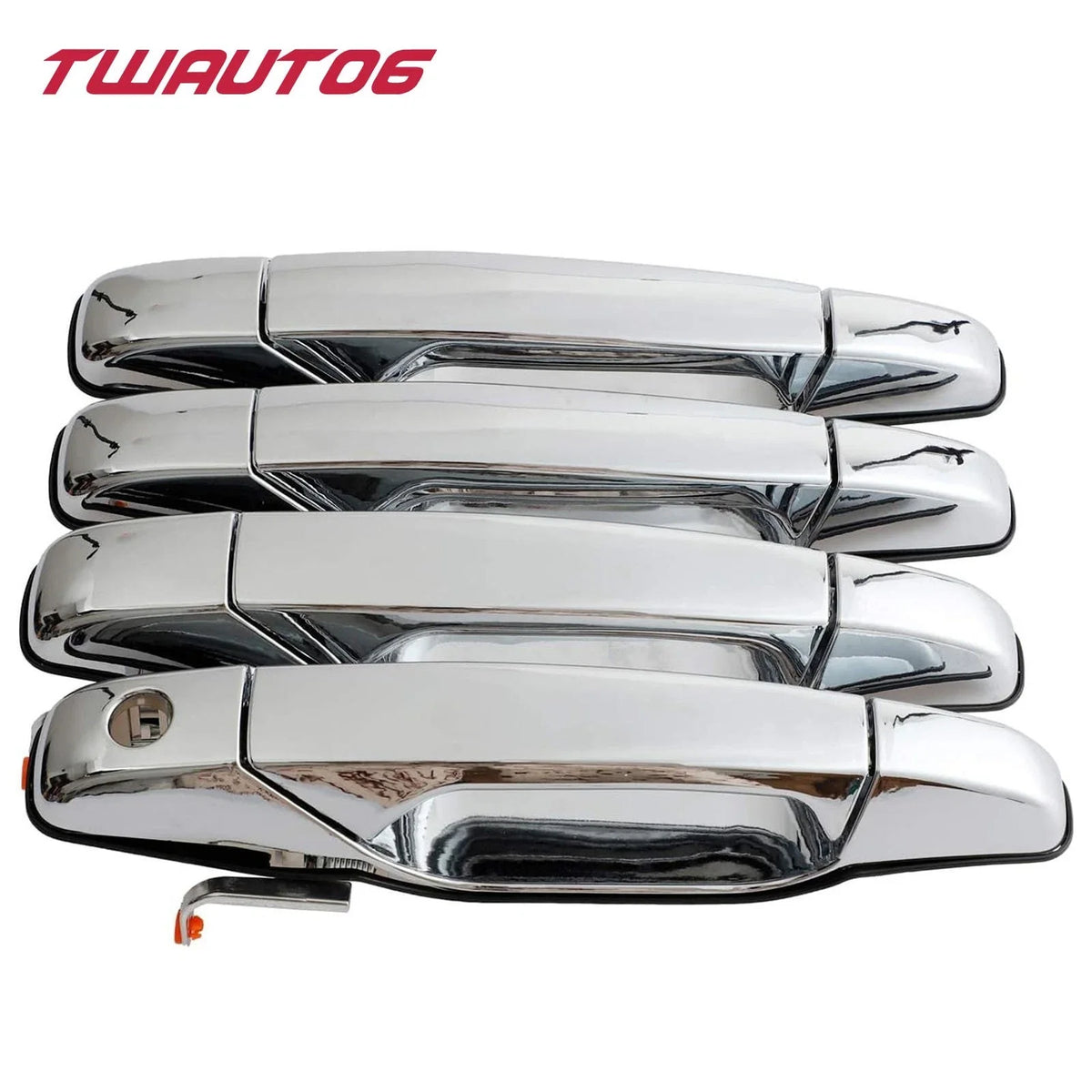 Chrome Exterior Door Handle Set for 2007-2009 GMC Yukon XL 1500 (2007-2009)