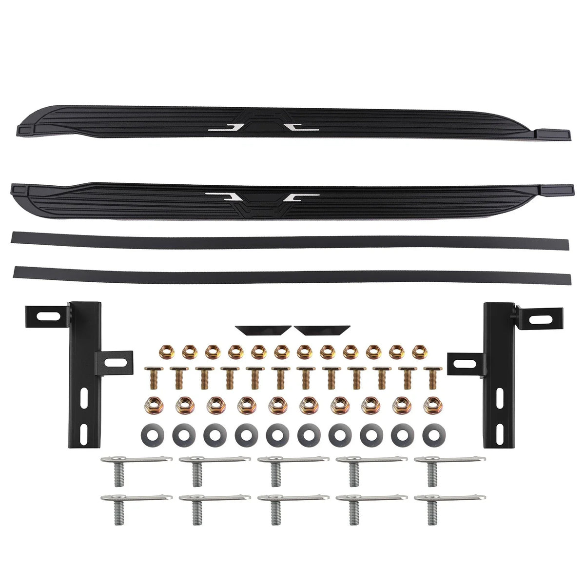 Aluminum Running Boards for VW Atlas (2018–2024) Black Pair