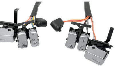 Chrome Switch Kit for Harley Softail Dyna Touring (1996-2013)