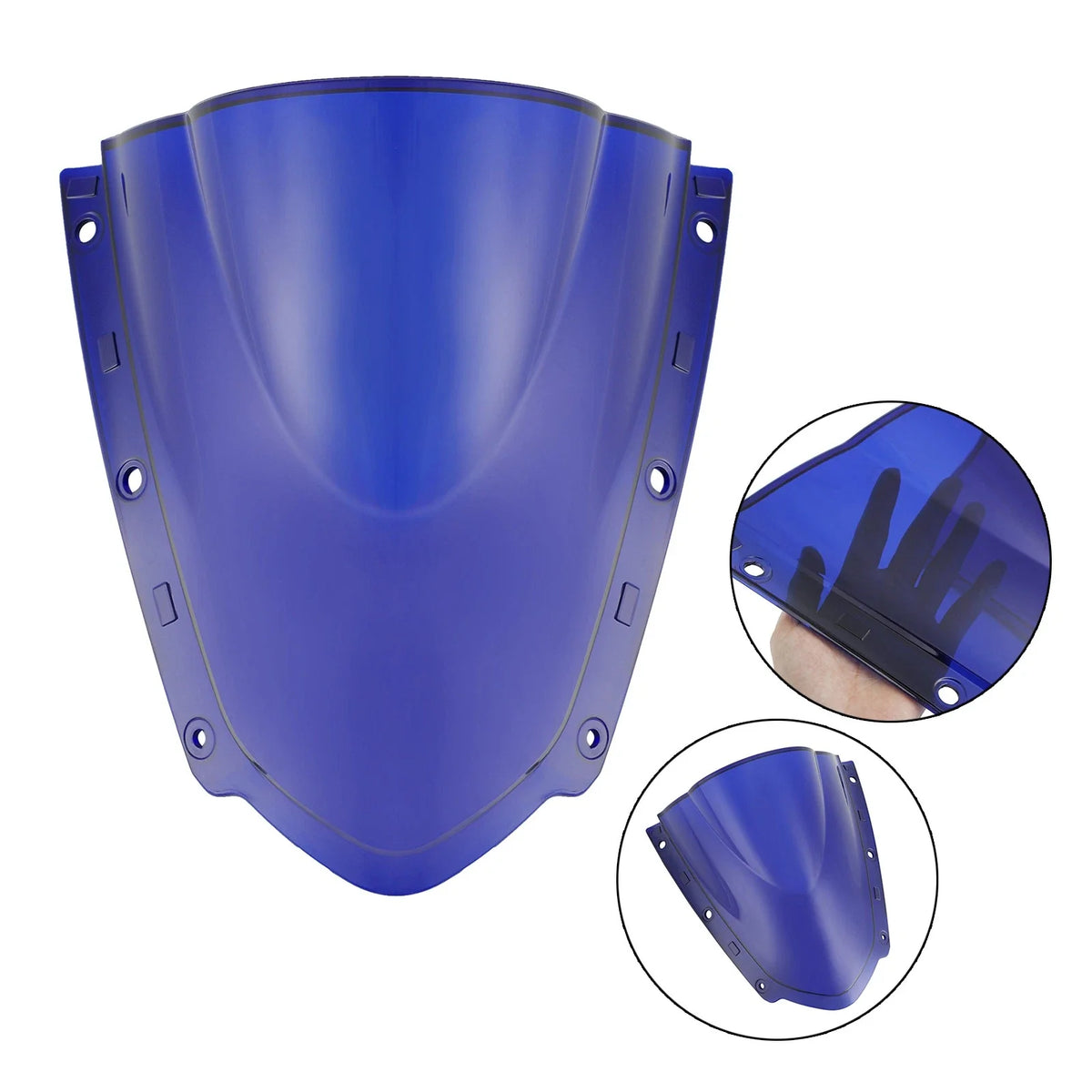 Blue Windshield Shield for Kawasaki Ninja ZX-10R (2021–2024)