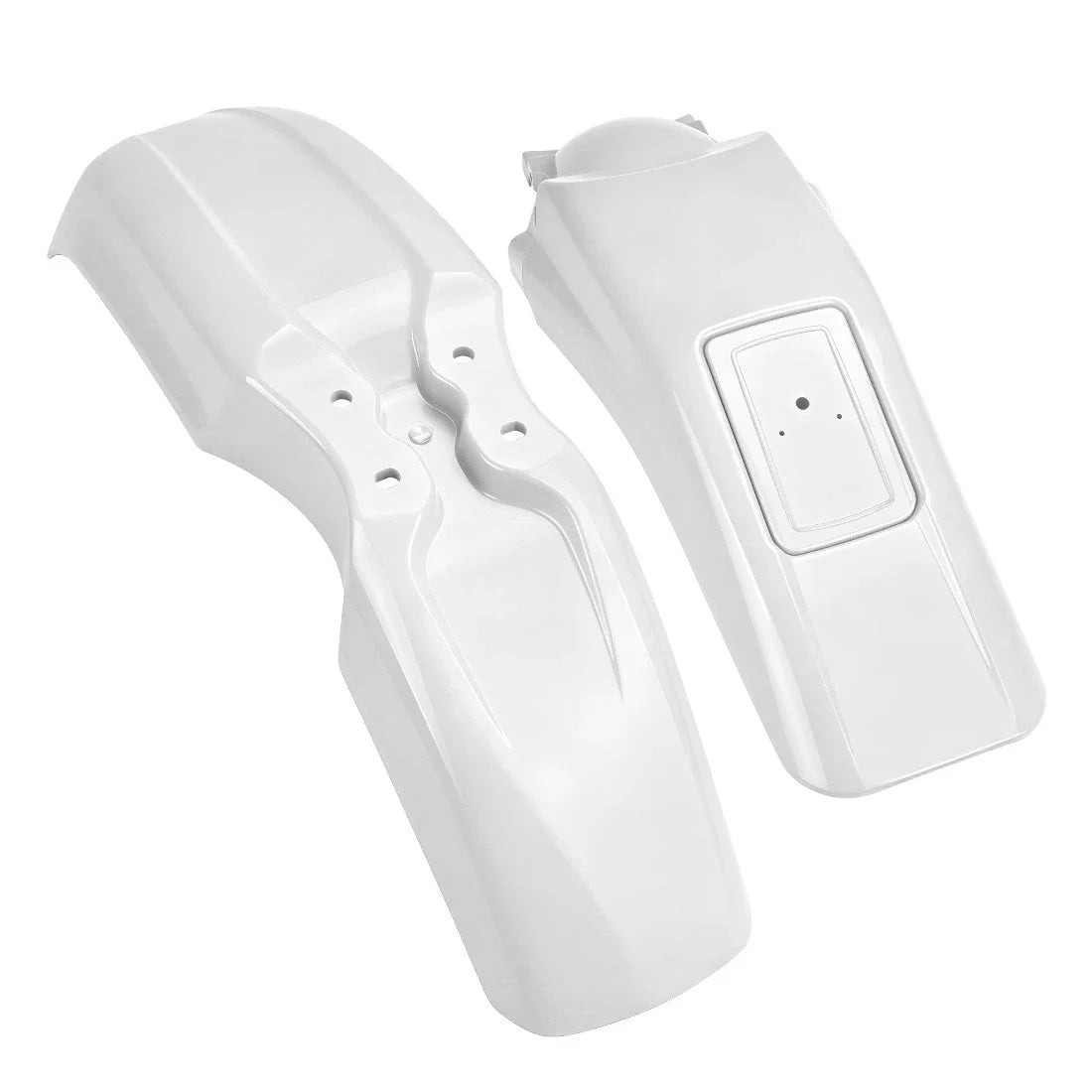 Front and Rear Fender Set in White Plastic for Honda XR250R XR400R 96-04