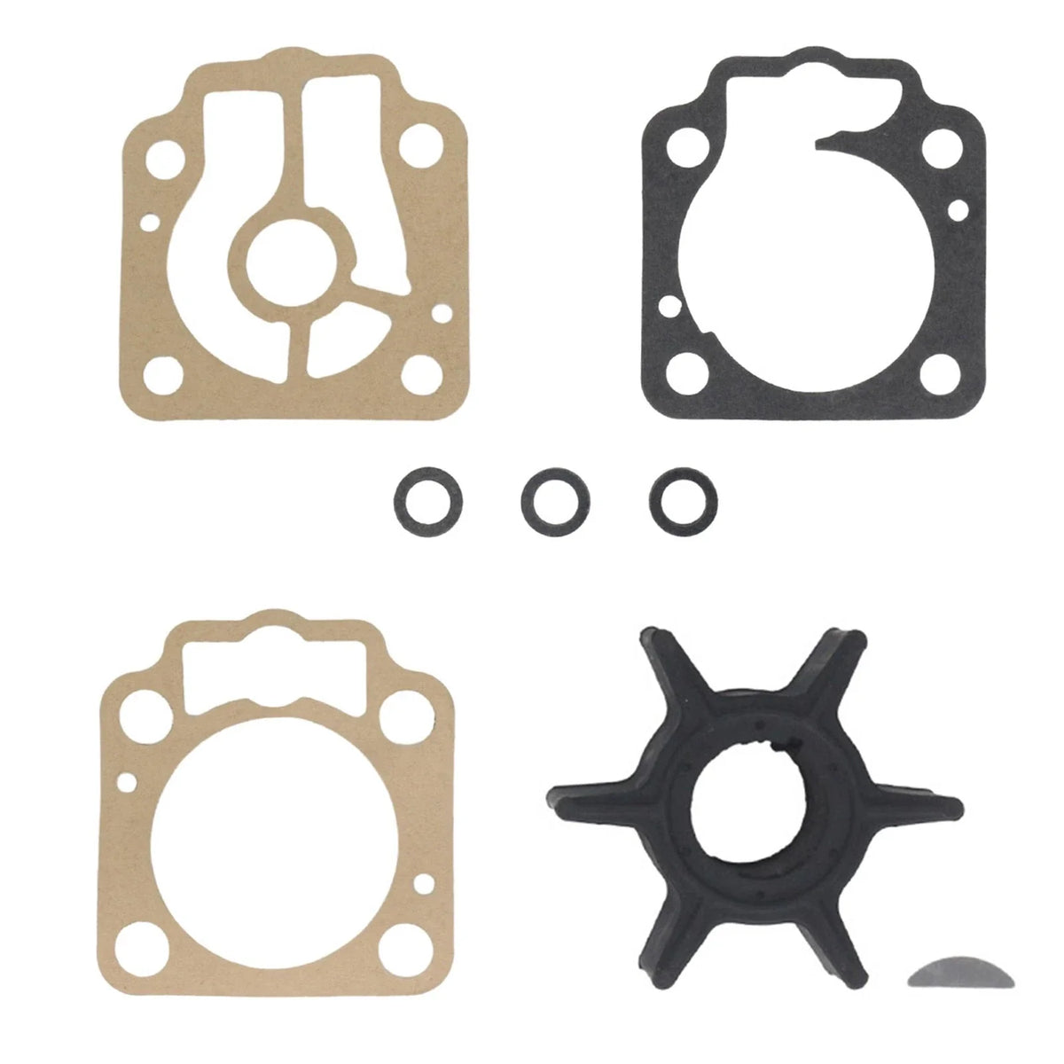 Outboard Water Pump Impeller with Gasket for Nissan Tohatsu 40-50 HP (3C8-65021)