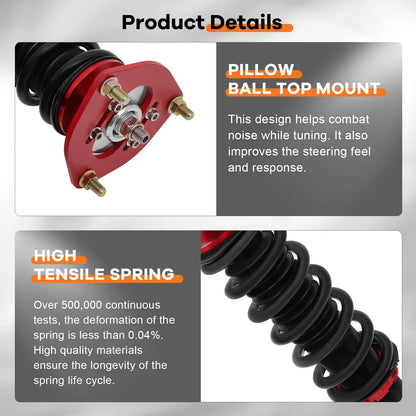 Coilovers Adjustable Height Suspension Kit for Lexus ES300 (1997-2001)