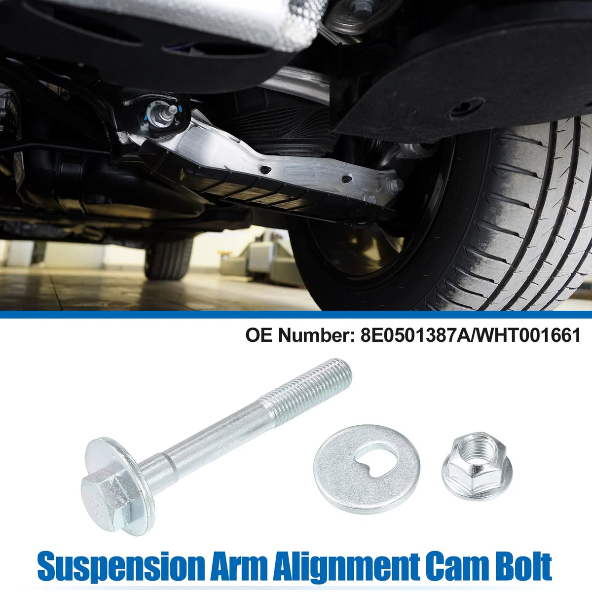 Suspension Arm Alignment Cam Bolt for Audi A6 C5 (1997–2005) No. 8E0501387A