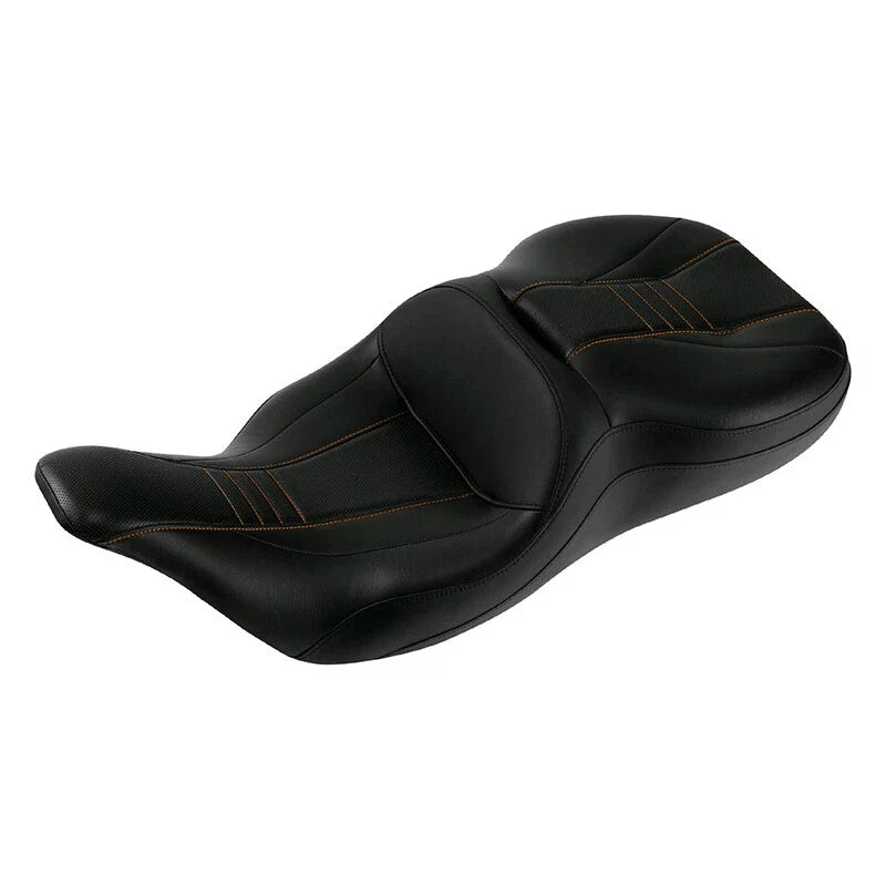 Black Driver Passenger Seat Pair for Electra Glide FLHT 1997-2007