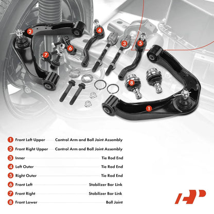 10x Front Control Arm & Ball Joint for Nissan Frontier (2005-2019)