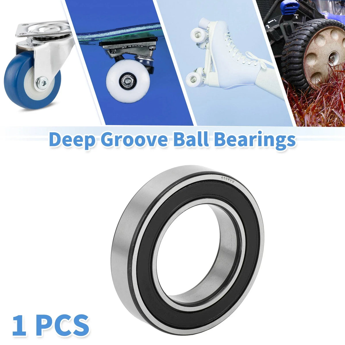 Deep Groove Ball Bearing 6009VV for Scooter Skateboard Wheel (45x75x16mm)