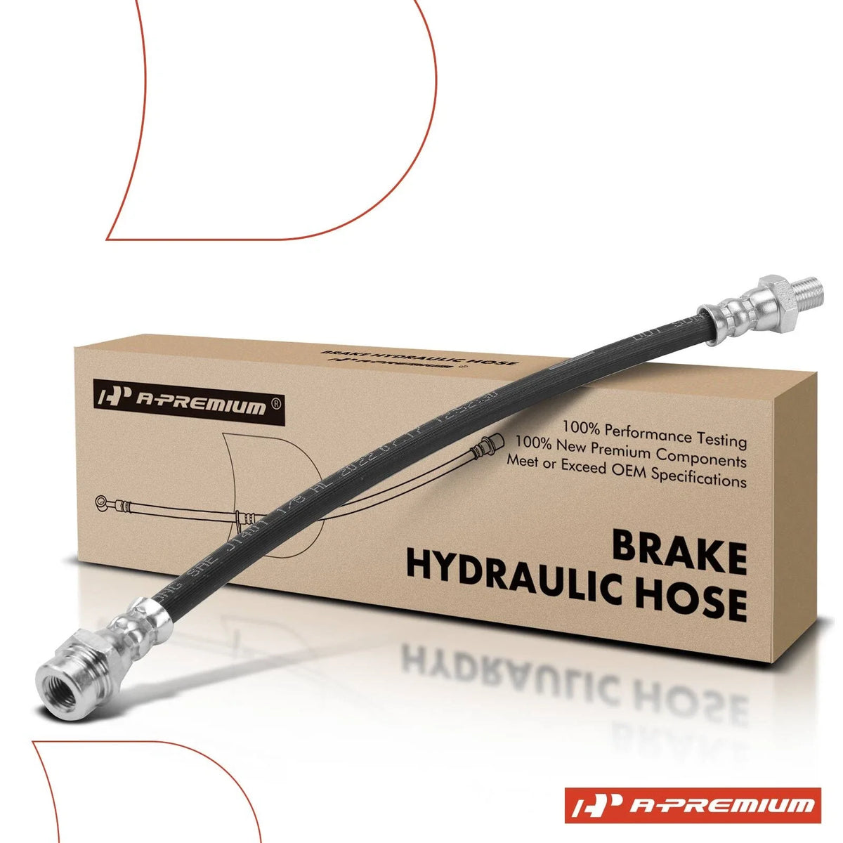 Rear Outer Brake Hydraulic Hose for Nissan Titan (2004–2015)