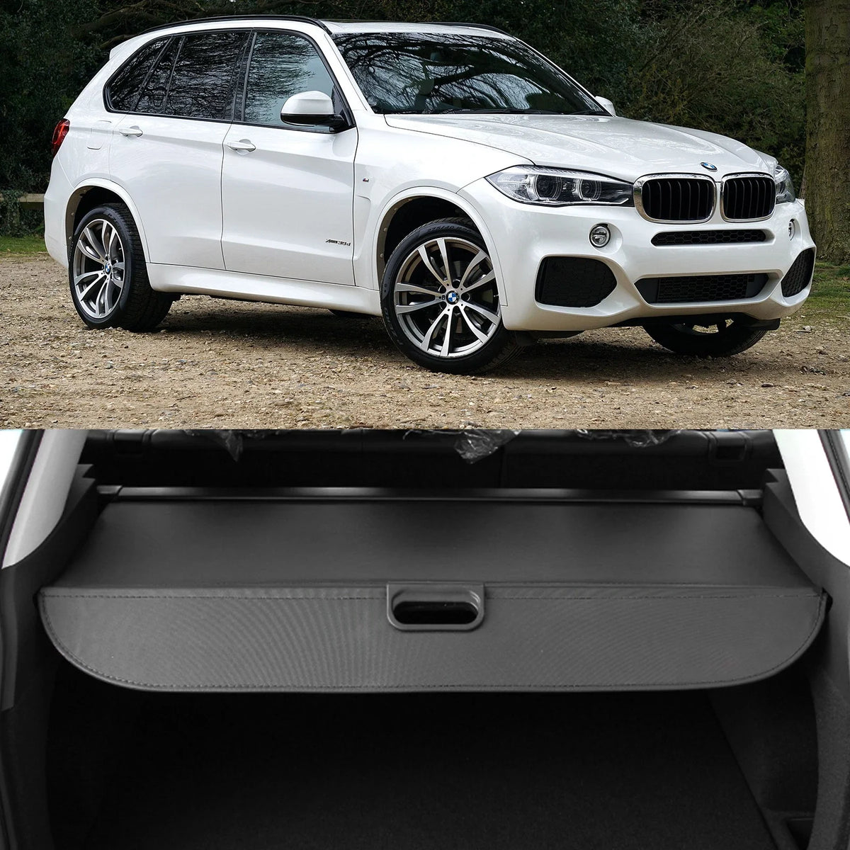 Cargo Cover for BMW X5 E70 (2007–2018) - Black