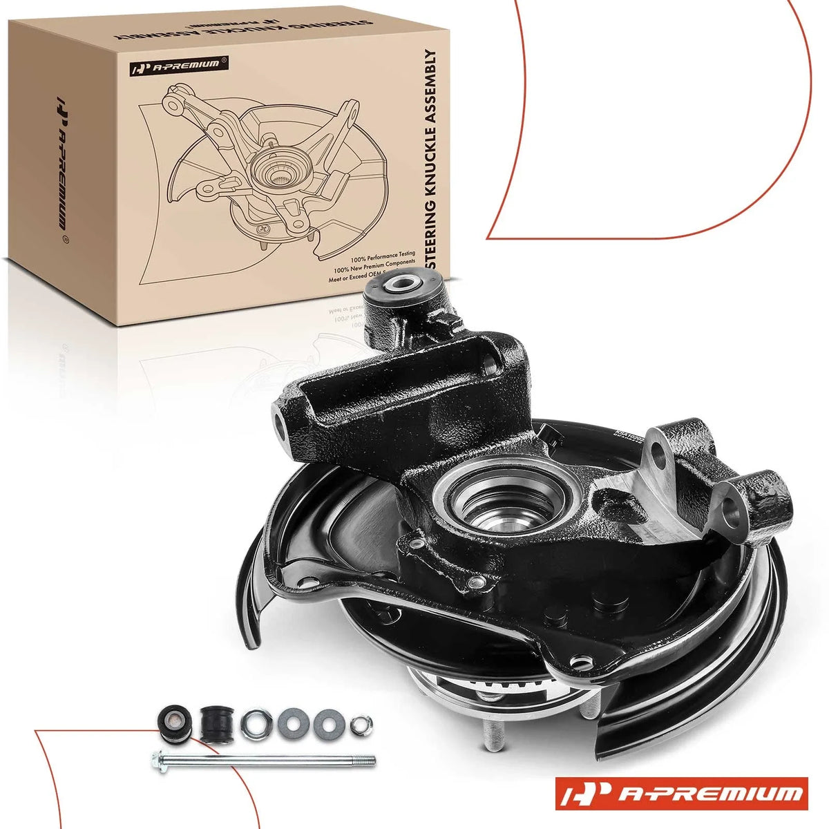 Rear Right Steering Knuckle & Hub Bearing for Subaru Forester (2003–2008)