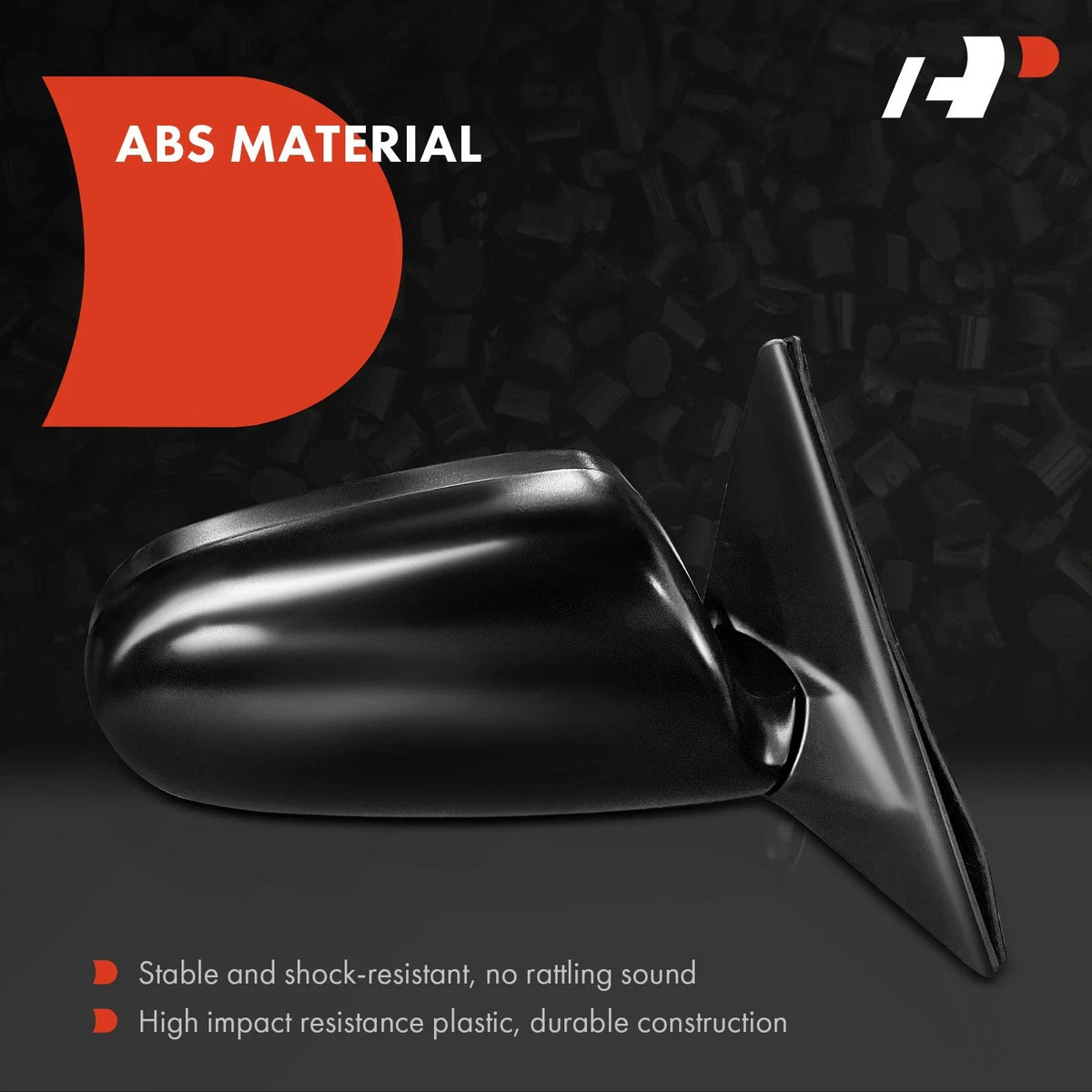 Manual Folding Black Side Mirror for Honda Vehicles