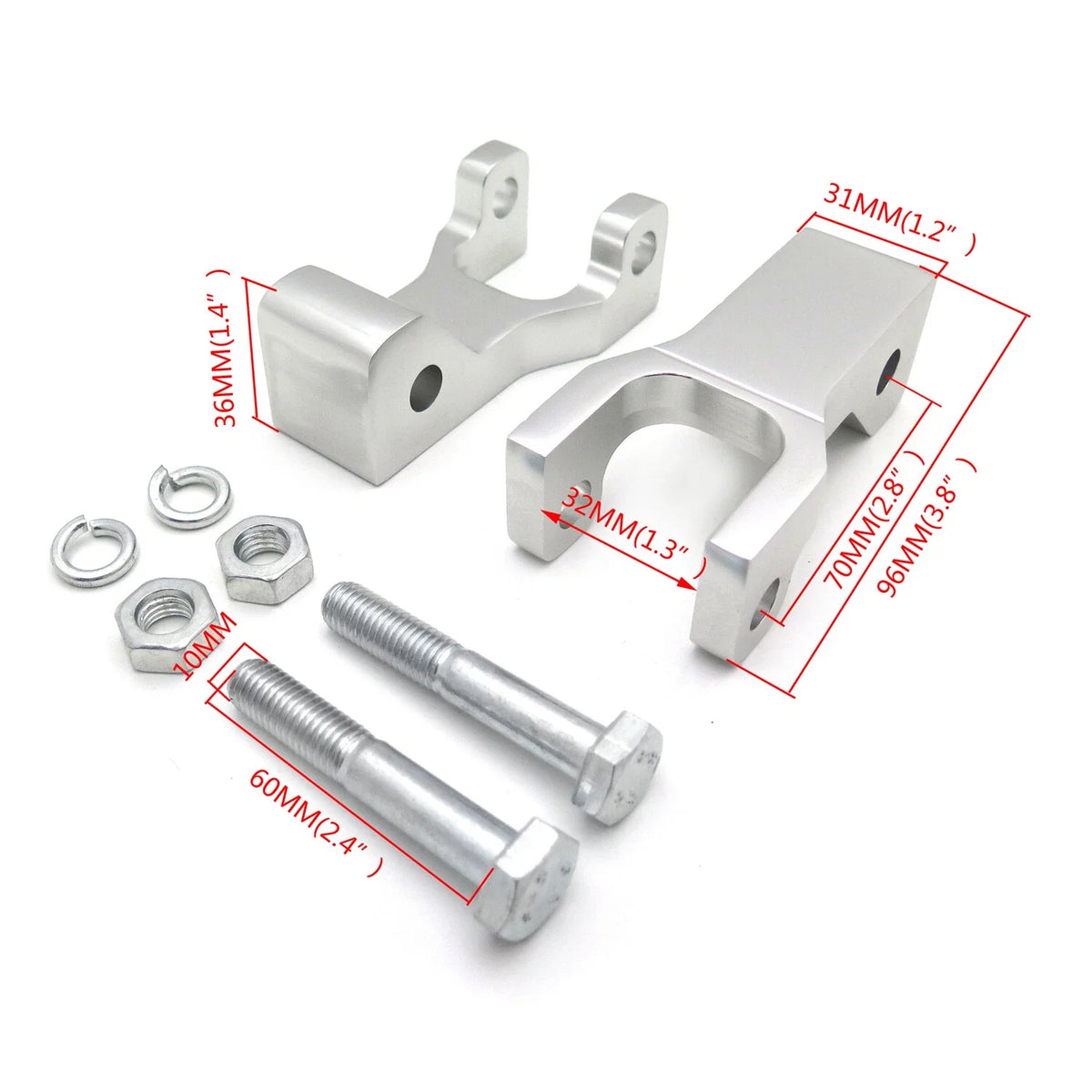 3.5" Lowering Kit for Yamaha Banshee (Original Stock A-Arms Only)