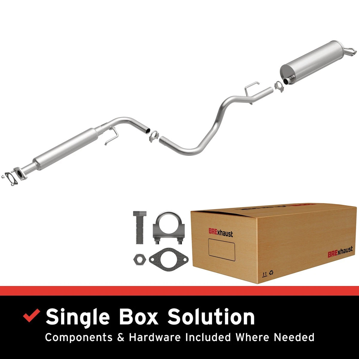 Exhaust System Driver Left Side for Saturn Ion (2005–2007) 106-0204