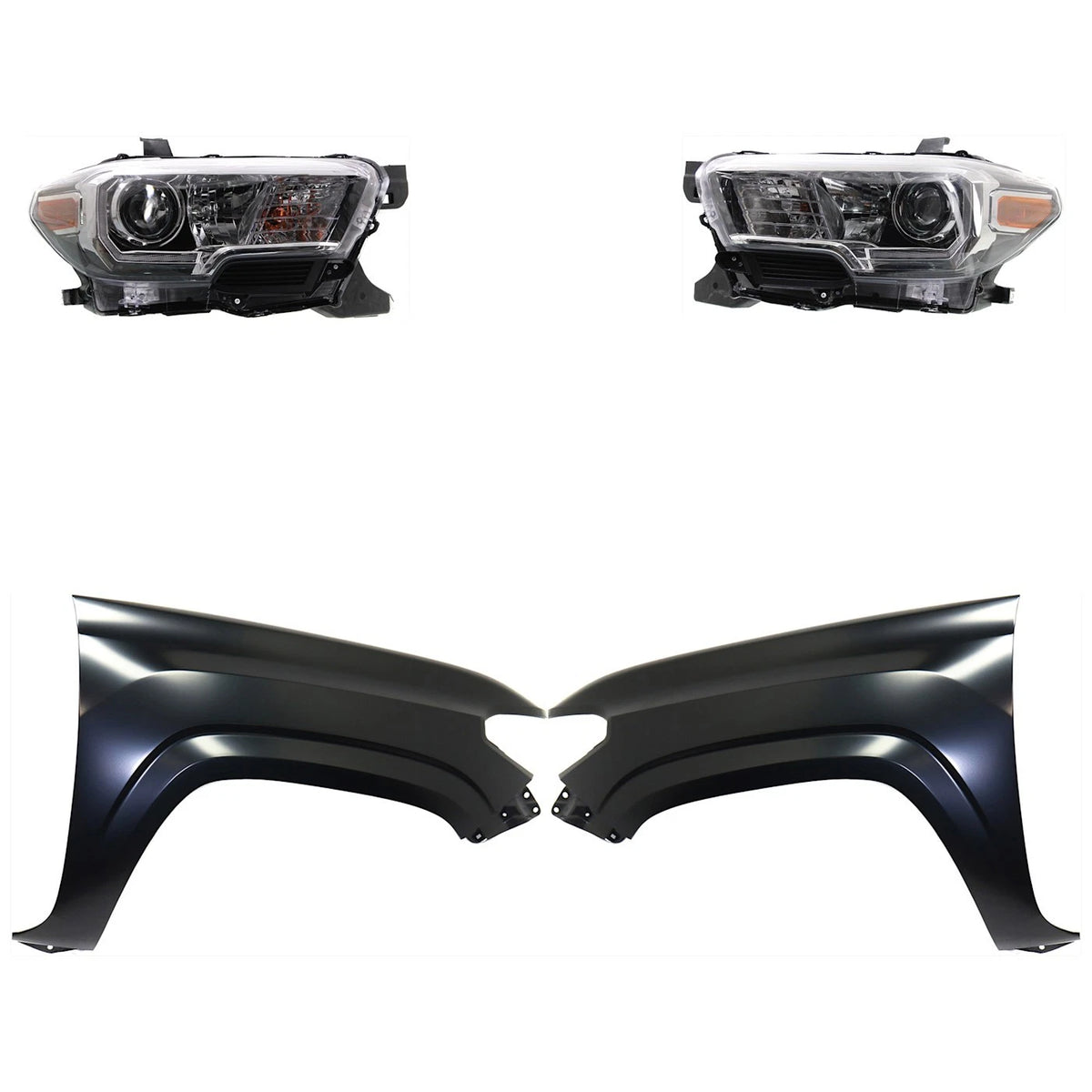 Headlight Set for Toyota Tacoma (2016–2023) - Driver & Passenger Side