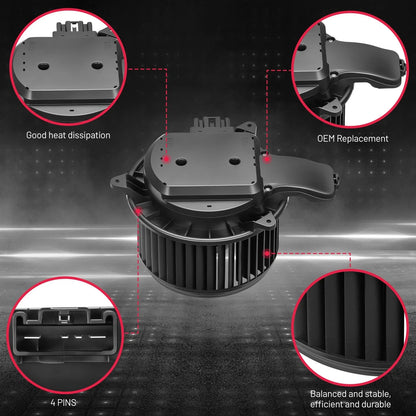 A/C Blower Motor Fan for Peterbilt 579 (2013-2017) Kenworth T-Series
