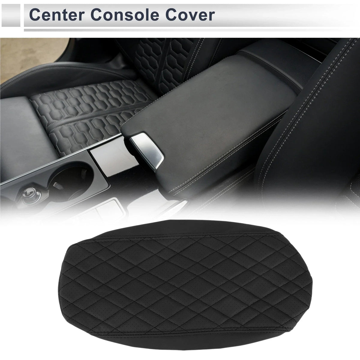 Center Console Cover for BMW X3 (2011–2017) Black