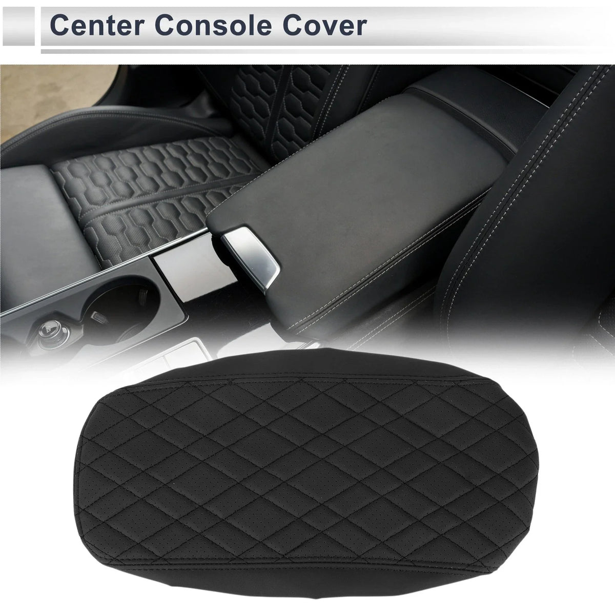 Center Console Cover for BMW X3 (2014–2018) Black