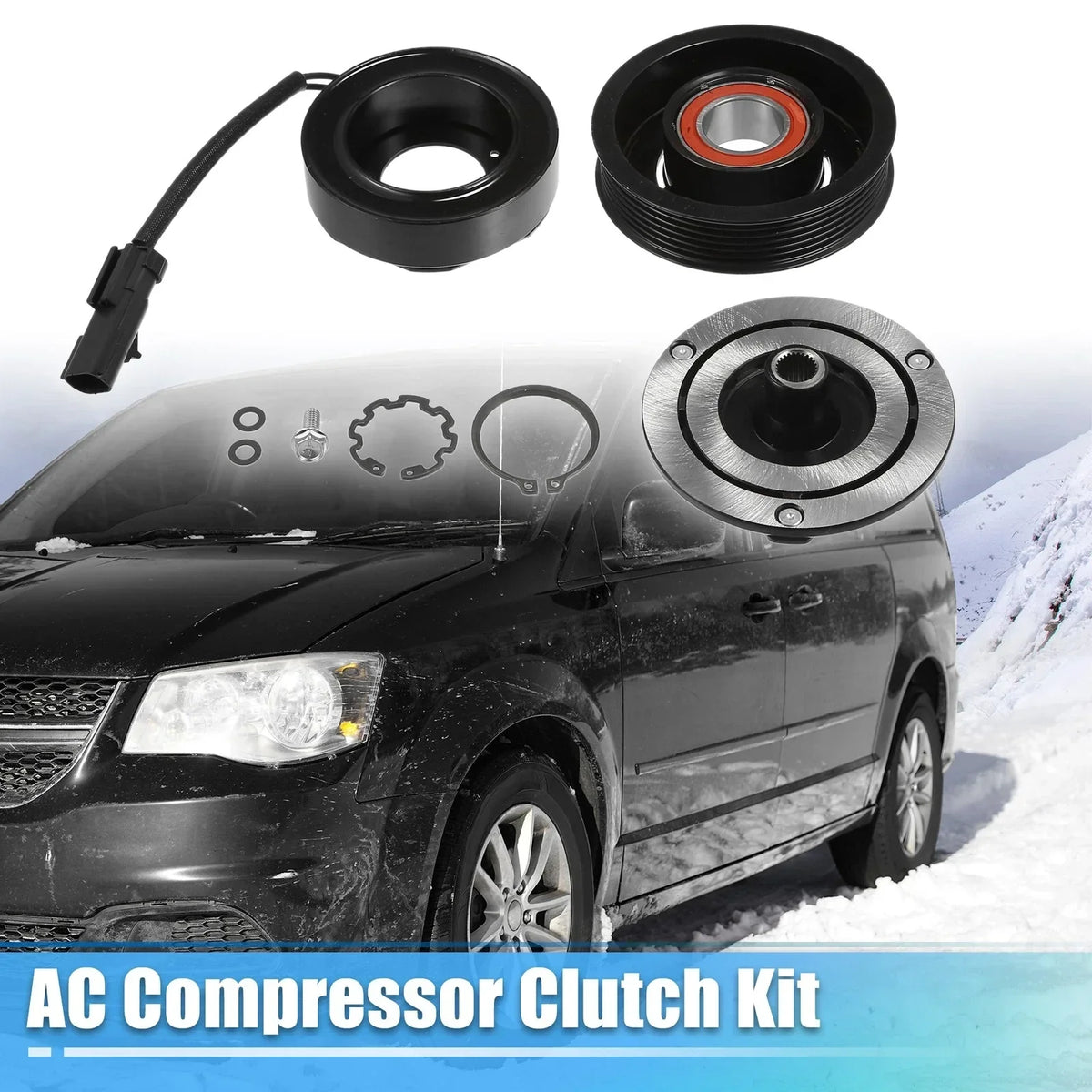 AC Compressor Clutch for 3.3L 3.8L Dodge Grand Caravan (2008-2010)