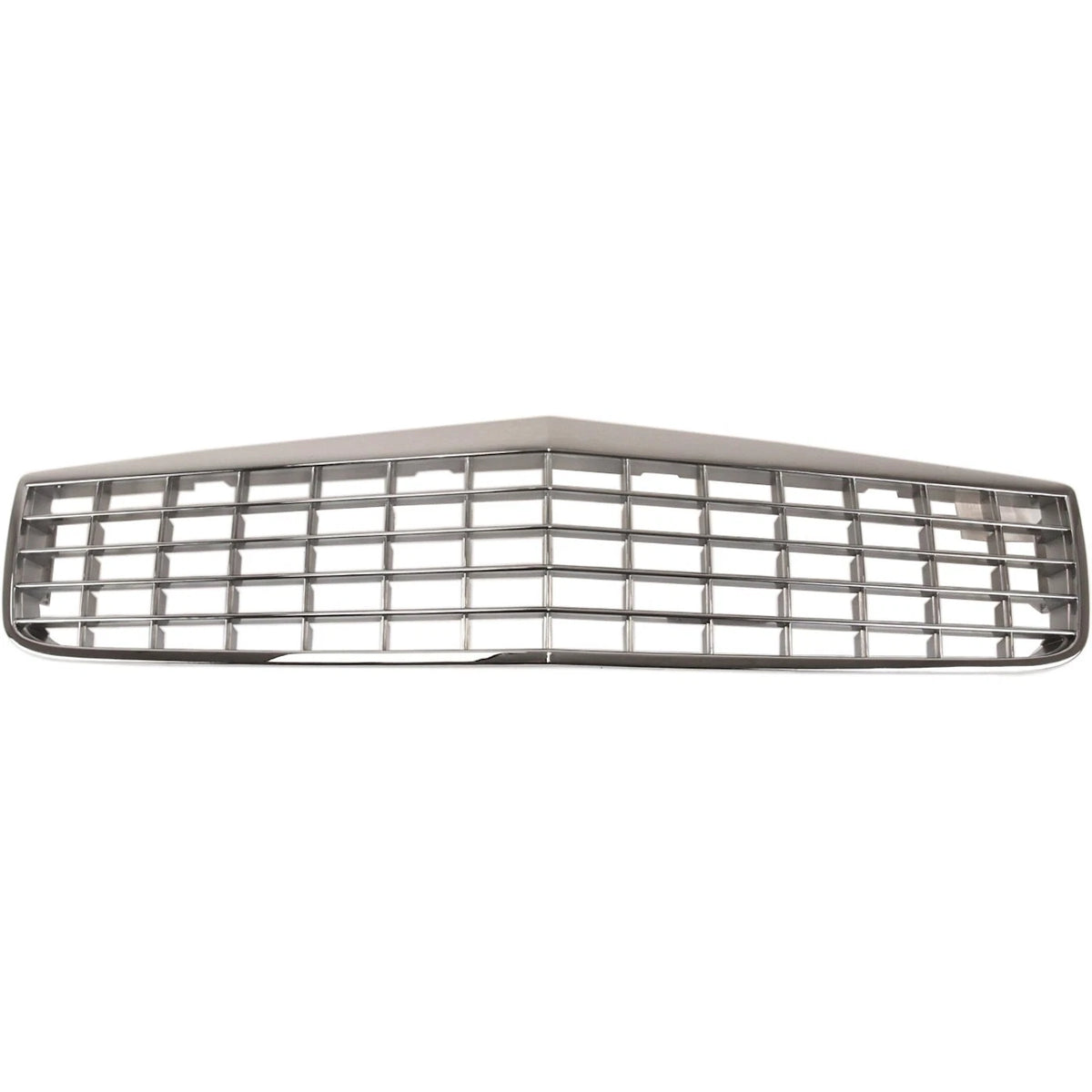 Grille for Cadillac DeVille (1994–1996) Chrome Shell with Silver Insert