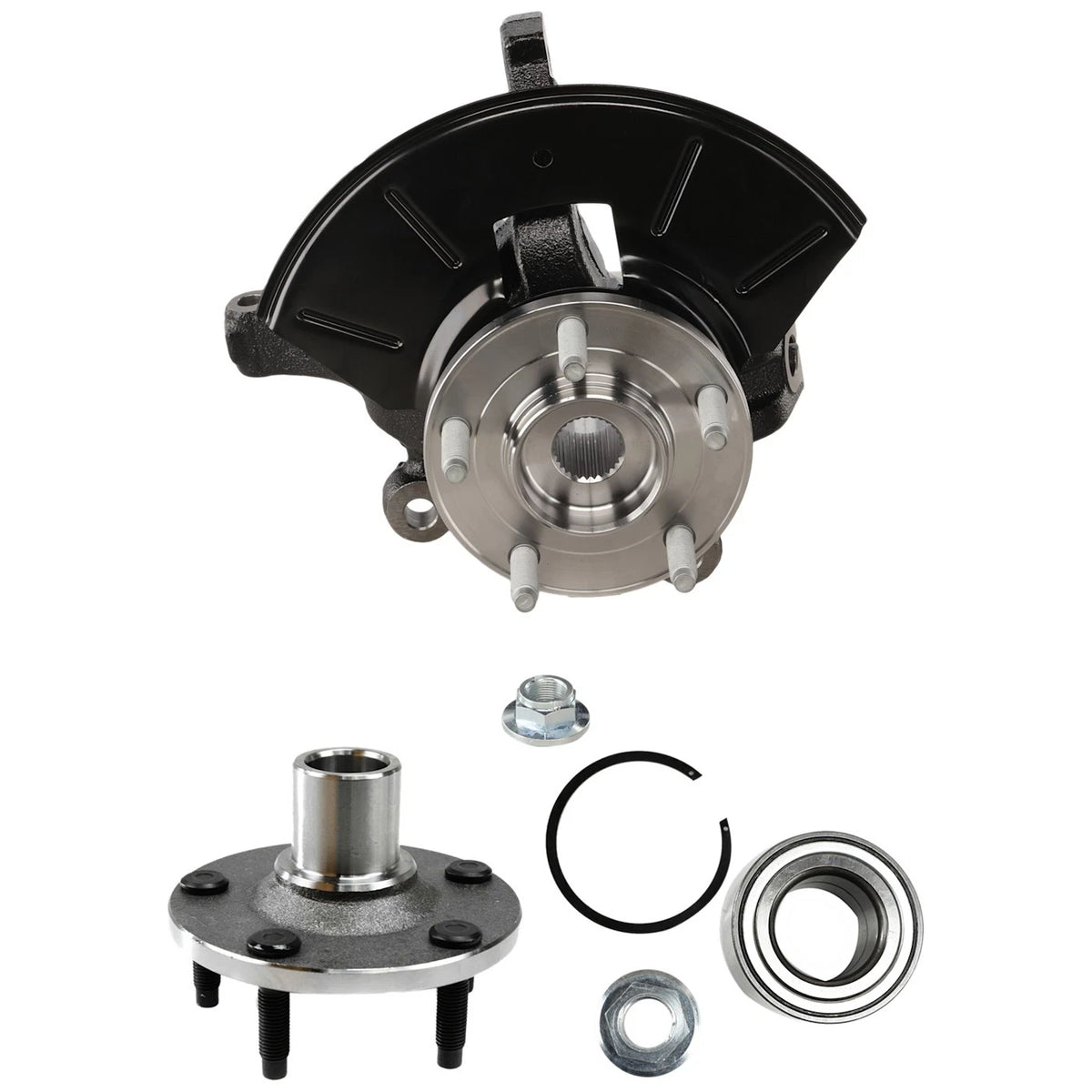 Front Driver Left Knuckle for Ford Escape, Mazda Tribute, Mercury Mariner (2001–2012)