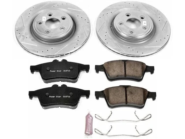 Rear Brake Pad and Rotor Kit for Jaguar XJ (2010–2015) DR823PS