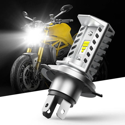 2X AUXITO H4 LED Bulb for Motorcycle (6500K)
