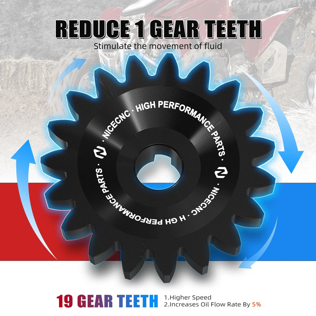 Drive Gear for Oil Pump - Honda TRX 450R (2006 to 2009)