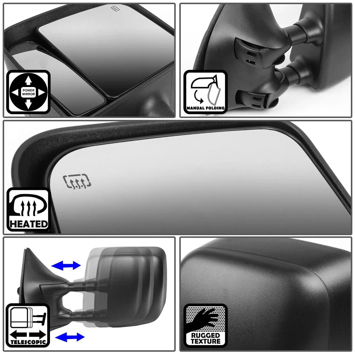 Power Heated Adjustable Towing Mirror for Nissan Frontier (2005–2015)