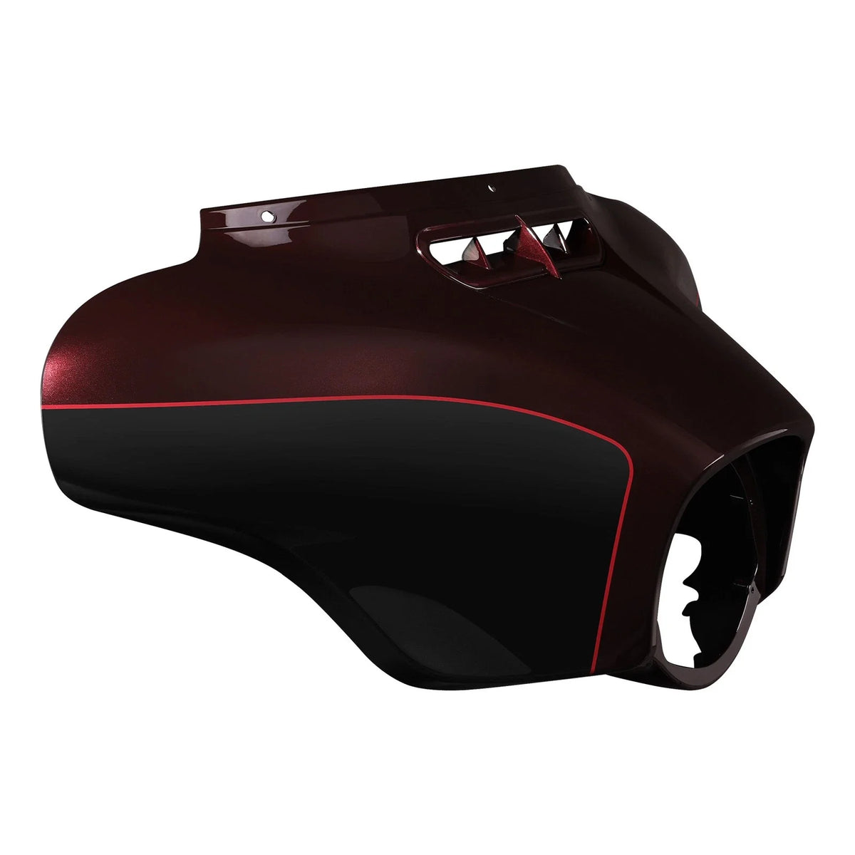 Outer Fairing - Midnight Crimson/Vivid Black for Harley Touring 2014-2023