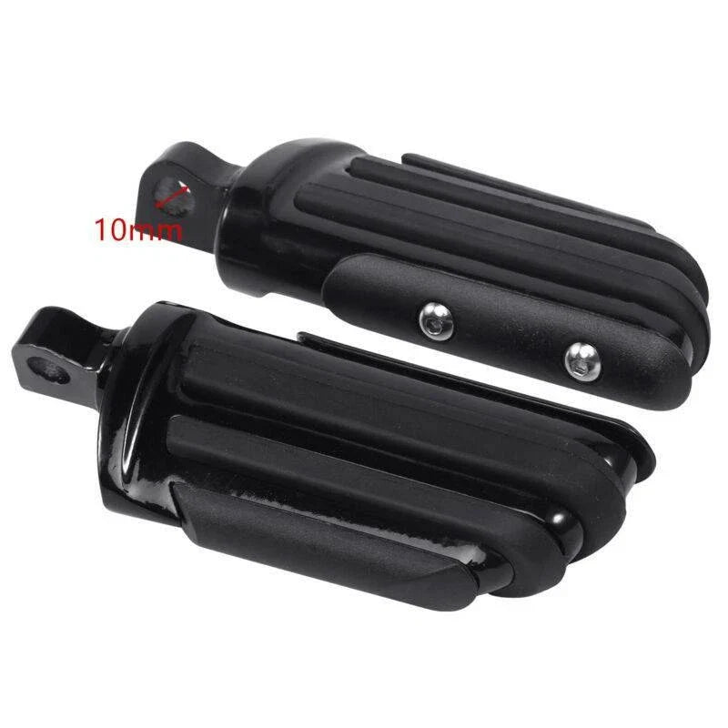 Foot Pegs Compatible with Harley Touring FLHT, Softail, Dyna