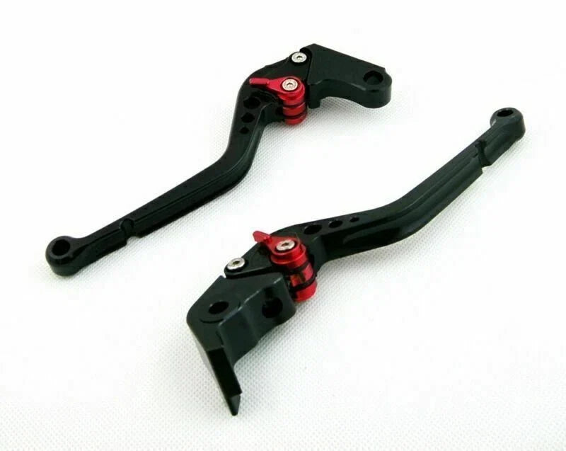 Set of 2 Long Brake Clutch Levers for Honda CBR600RR (2003–2006) CBR954RR (2002–2003) Black T9