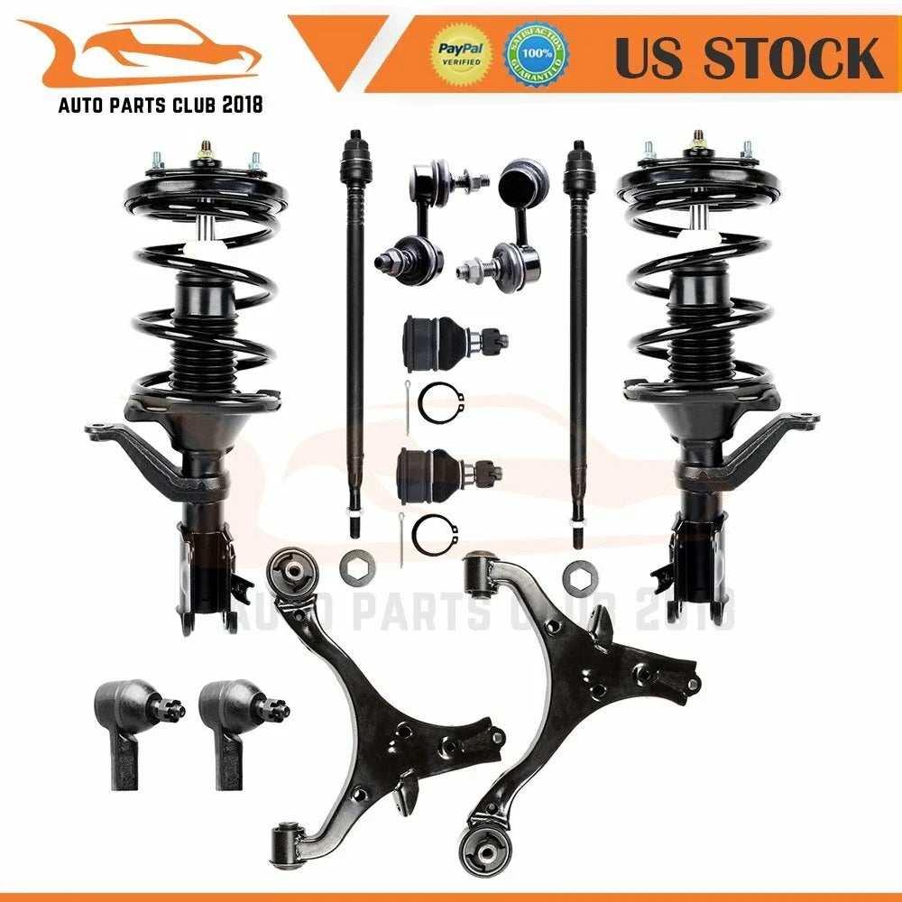 12pc Front Suspension Kit for Acura EL (2001–2003)