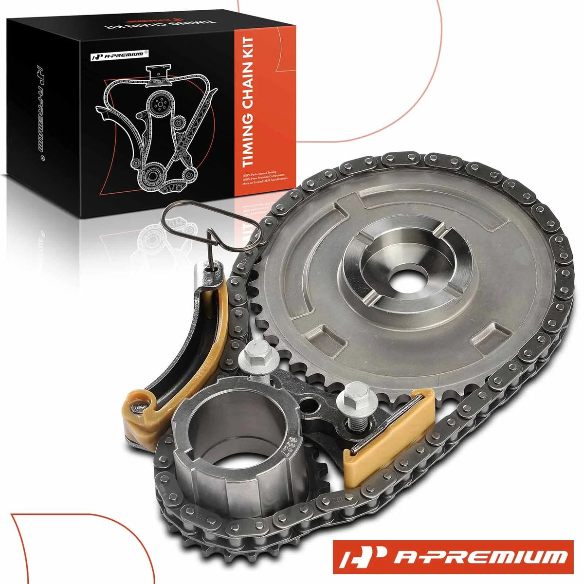 4X Timing Chain Kit for Chevy Silverado 1500 (2007–2012) GMC Sierra 1500