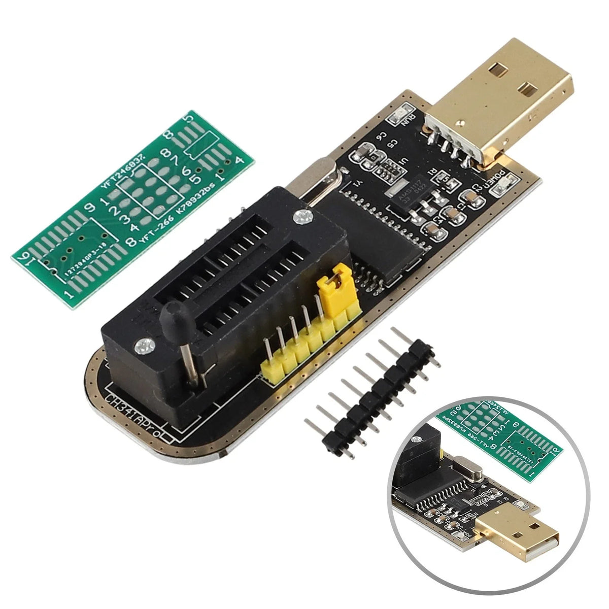 USB Programmer CH341A for 24 25 Series FLASH Microcontrollers