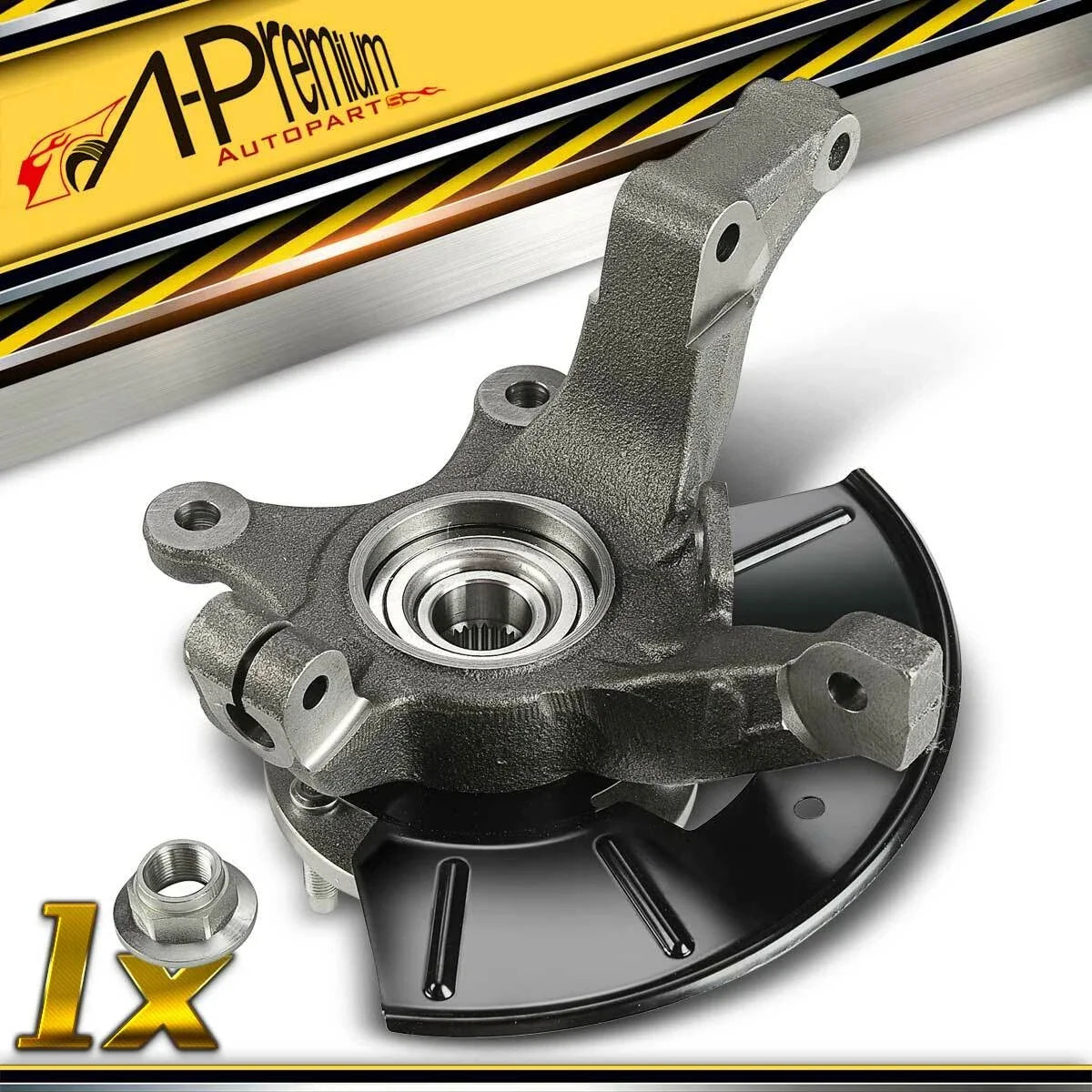 Front Right Steering Knuckle & Hub Bearing for Ford Escape (2001–2012)