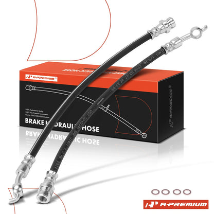 2X Rear Brake Hydraulic Hose for Kia Borrego (2009)