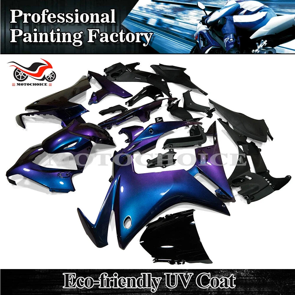 Chameleon Blue Purple Fairing Kit for Honda CBR 500R (2013–2015)