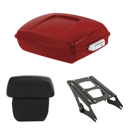 Chopped Trunk Backrest Mount Rack for Harley (2014–2023) Touring