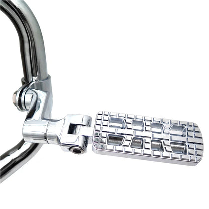 CNC Dominator Highway Foot Peg Clamp Kit 1.25" for Harley Road Glide (2015–2023)