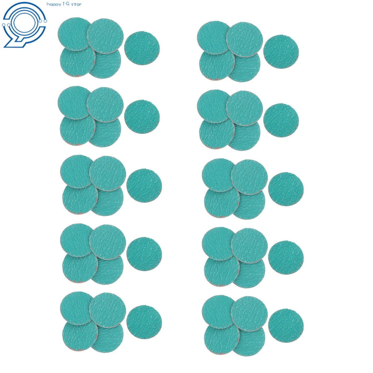Set of 50 Quick Change Sanding Discs 2" (40 Grit)