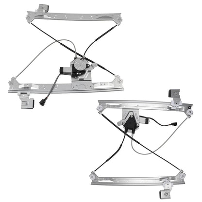 Pair Power Window Regulators for Chevy Trailblazer GMC Envoy (2002–2009)