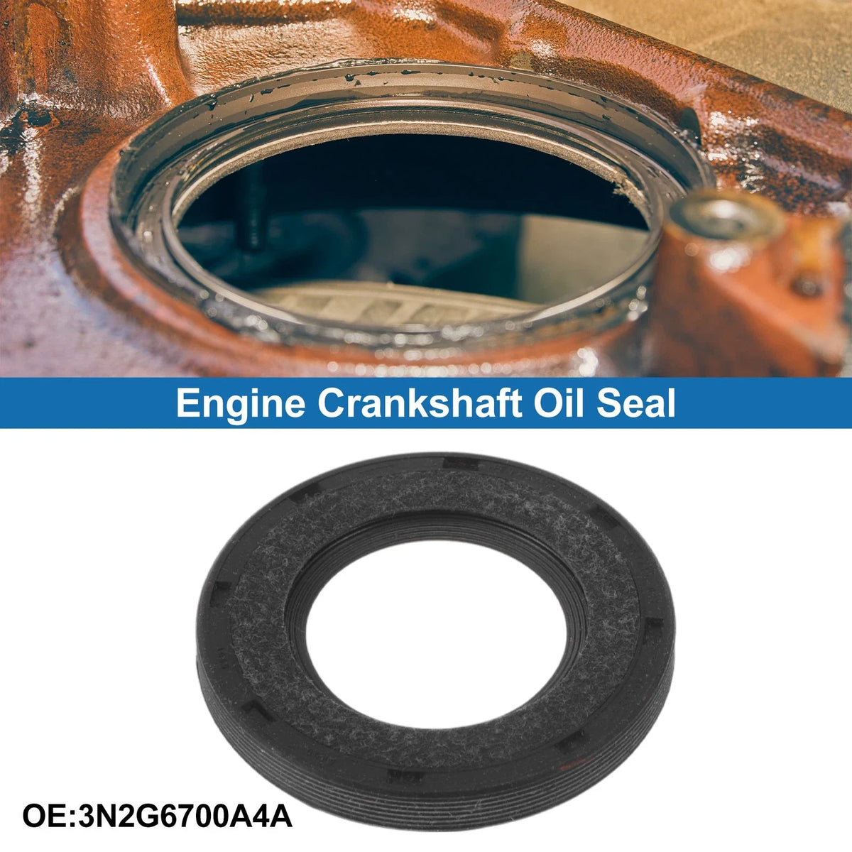 Front Crankshaft Oil Seal for Ford Focus (1998–2012) No. 3N2G6700A4A