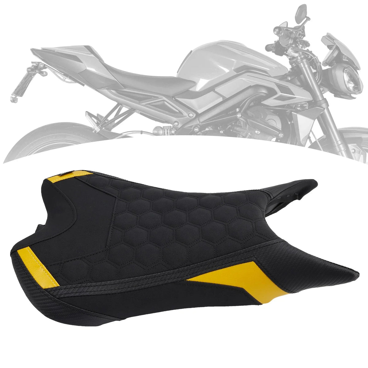 Front Raider Seat Driver Cushion for Street Triple 765R/RS (2023–2025)