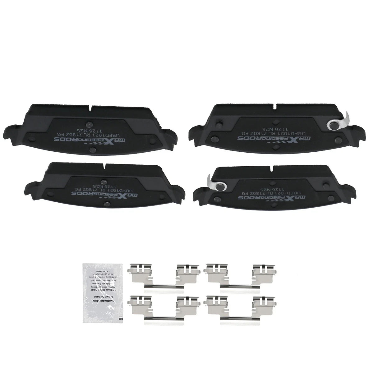 Rear Ceramic Brake Pad Set for GMC Sierra 1500 (2007-2013)