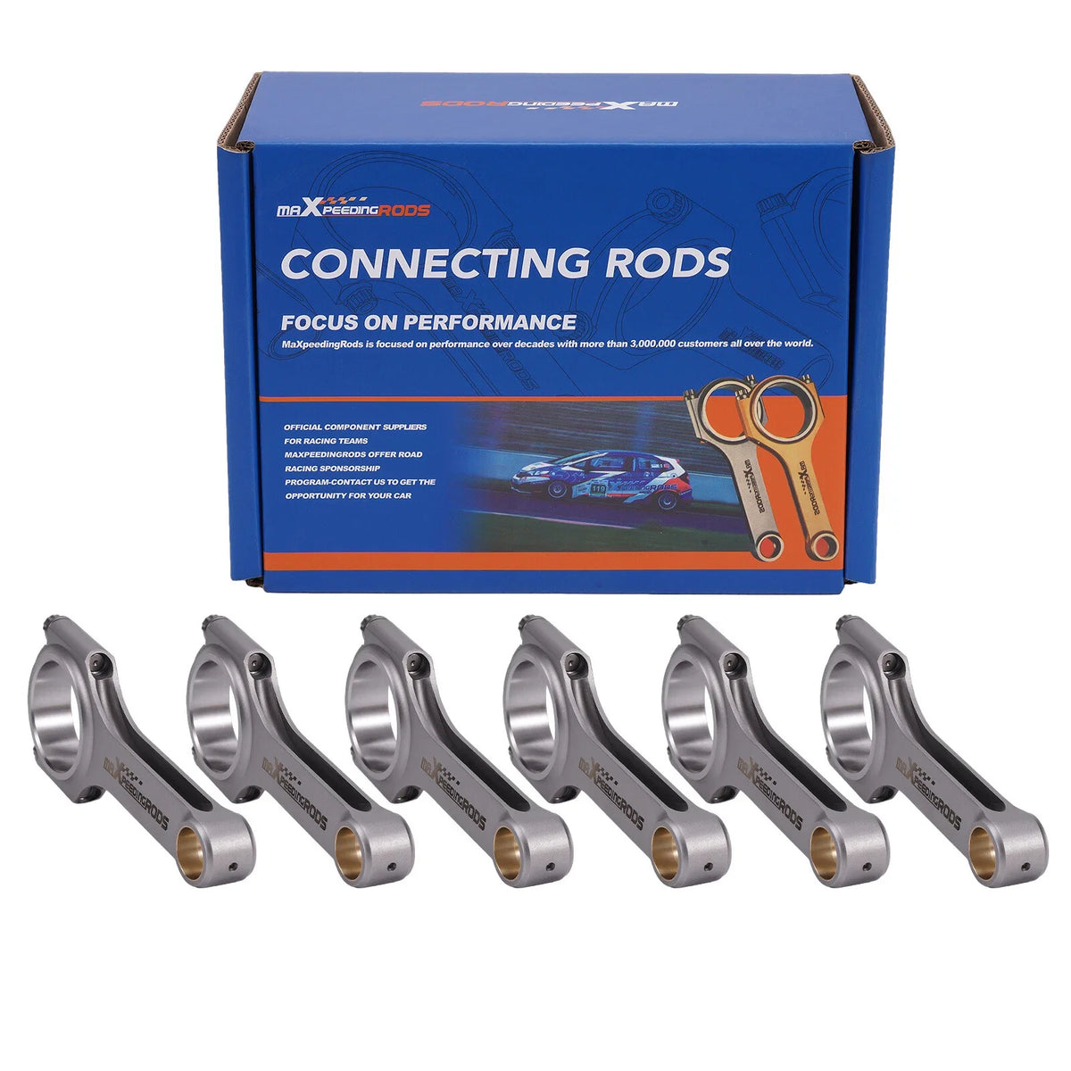 H-Beam Connecting Rods for Datsun 240Z (1970–1973)