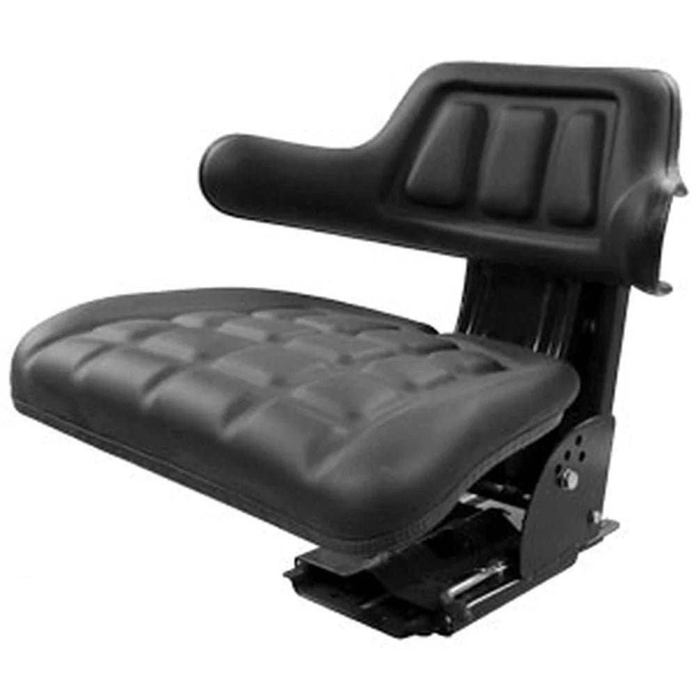 Flip Up Seat Full Suspension Slide Tracks for Oliver White