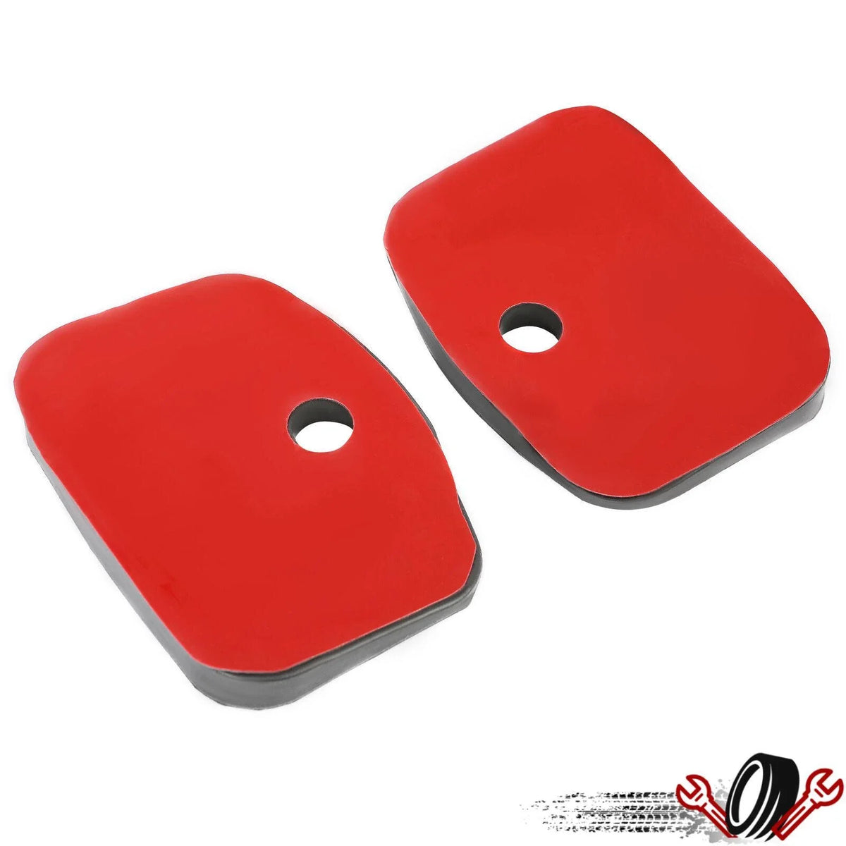 Pair Black Roof Rail Pads for Ford Transit